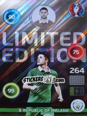 Sticker Robbie Keane - UEFA Euro France 2016. Adrenalyn XL n. LS-RK - Panini