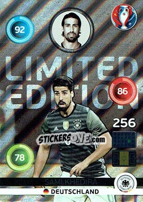 Figurina Sami Khedira - UEFA Euro France 2016. Adrenalyn XL - Panini