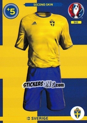 Sticker Second Skin - UEFA Euro France 2016. Adrenalyn XL - Panini
