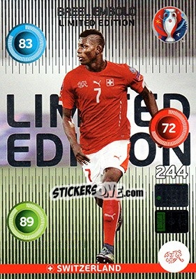 Sticker Breel Embolo - UEFA Euro France 2016. Adrenalyn XL n. XC-BE - Panini
