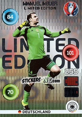 Sticker Manuel Neuer - UEFA Euro France 2016. Adrenalyn XL n. XC-MN - Panini