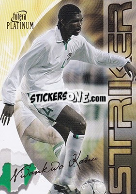 Sticker Kanu Nwankwo - World Football 2003 n. 7 - Futera