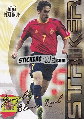 Sticker Raul Gonzalez - World Football 2003 n. 16 - Futera