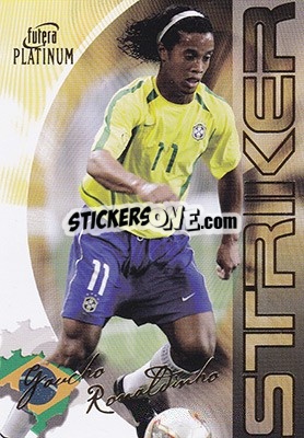 Sticker Ronaldinho Gaucho - World Football 2003 - Futera