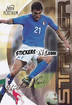 Sticker Vieri Christian - World Football 2003 - Futera