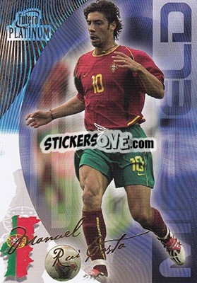 Cromo Rui Costa Manuel - World Football 2003 - Futera