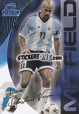 Cromo Veron Juan Sebastian - World Football 2003 - Futera