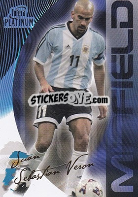 Sticker Veron Juan Sebastian - World Football 2003 n. 45 - Futera