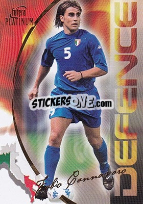 Sticker Cannavaro Fabio - World Football 2003 - Futera