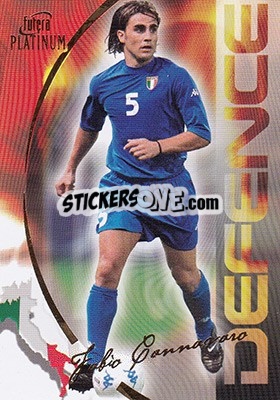 Sticker Cannavaro Fabio - World Football 2003 n. 51 - Futera