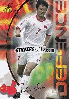 Sticker Sun Jihai - World Football 2003 - Futera