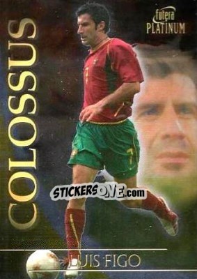 Cromo Figo Luis - World Football 2003 - Futera