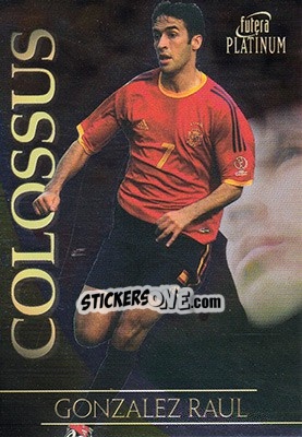 Sticker Raul Gonzalez - World Football 2003 n. C09 - Futera
