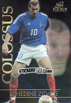 Cromo Zidane Zinedine - World Football 2003 - Futera