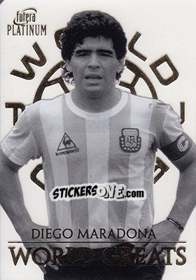 Cromo Maradona Diego - World Football 2003 - Futera