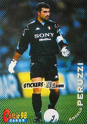 Sticker Angelo Peruzzi - Calcio Cards 1997-1998 n. 30 - Panini