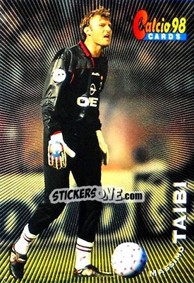Sticker Massimo Taibi - Calcio Cards 1997-1998 n. 32 - Panini