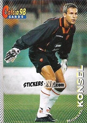 Sticker Michael Konsel - Calcio Cards 1997-1998 n. 35 - Panini