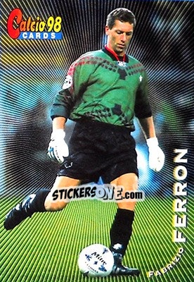 Sticker Fabrizio Ferron - Calcio Cards 1997-1998 n. 36 - Panini