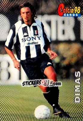 Sticker Dimas - Calcio Cards 1997-1998 n. 40 - Panini