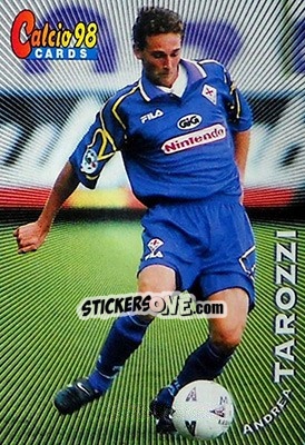 Figurina Andrea Tarozzi - Calcio Cards 1997-1998 - Panini