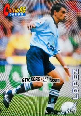 Sticker Giovanni Lopez - Calcio Cards 1997-1998 n. 45 - Panini