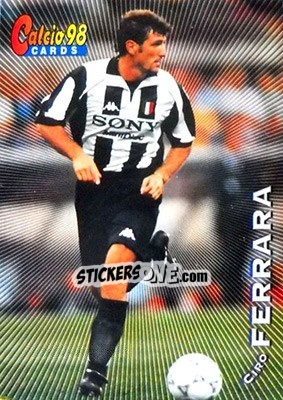 Sticker Ciro Ferrara - Calcio Cards 1997-1998 - Panini