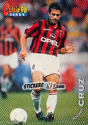 Sticker Andre Cruz - Calcio Cards 1997-1998 n. 47 - Panini