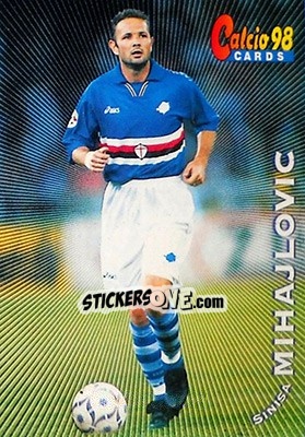 Sticker Sinisa Mihajlovic - Calcio Cards 1997-1998 - Panini
