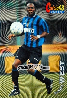 Figurina Taribo West - Calcio Cards 1997-1998 - Panini