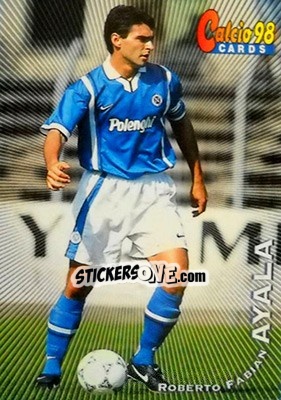 Sticker Roberto Fabian Ayala - Calcio Cards 1997-1998 n. 50 - Panini