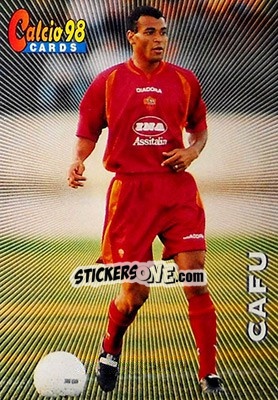 Sticker Cafu - Calcio Cards 1997-1998 n. 51 - Panini