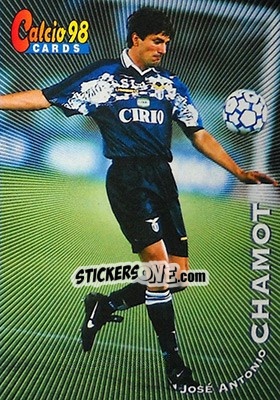 Sticker José Antonio Chamot - Calcio Cards 1997-1998 n. 52 - Panini