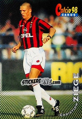 Sticker Christian Ziege - Calcio Cards 1997-1998 n. 54 - Panini