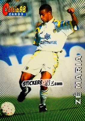 Sticker Zé Maria - Calcio Cards 1997-1998 n. 56 - Panini