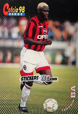 Sticker Ibrahim Ba - Calcio Cards 1997-1998 n. 65 - Panini