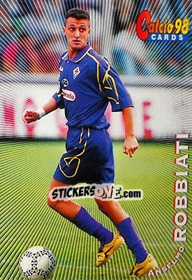 Sticker Anselmo Robbiati - Calcio Cards 1997-1998 n. 67 - Panini