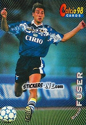 Sticker Diego Fuser - Calcio Cards 1997-1998 n. 68 - Panini