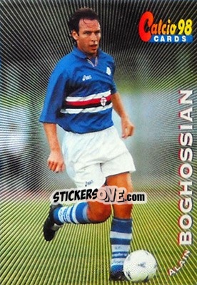 Sticker Alain Boghossian - Calcio Cards 1997-1998 n. 69 - Panini