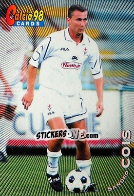 Sticker Sandro Cois - Calcio Cards 1997-1998 n. 73 - Panini