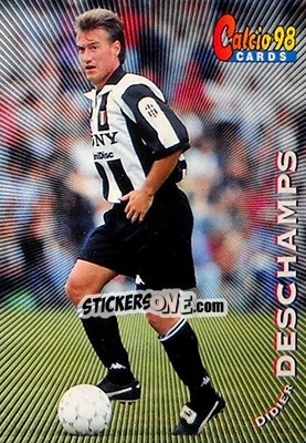 Sticker Didier Deschamps - Calcio Cards 1997-1998 n. 77 - Panini