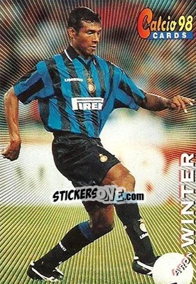 Sticker Aron Winter - Calcio Cards 1997-1998 n. 78 - Panini