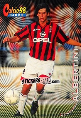 Figurina Demetrio Albertini - Calcio Cards 1997-1998 - Panini