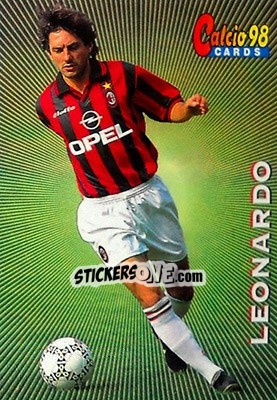 Sticker Leonardo - Calcio Cards 1997-1998 n. 82 - Panini