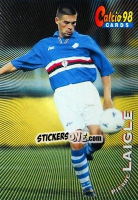 Sticker Pierre Laigle - Calcio Cards 1997-1998 n. 91 - Panini