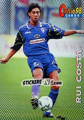 Sticker Rui Costa - Calcio Cards 1997-1998 n. 94 - Panini