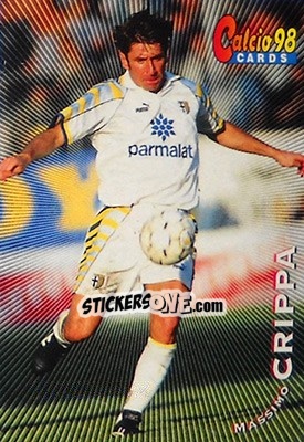 Sticker Massimo Crippa - Calcio Cards 1997-1998 n. 97 - Panini
