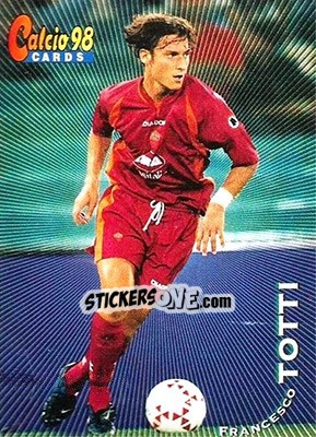 Sticker Francesco Totti - Calcio Cards 1997-1998 n. 103 - Panini