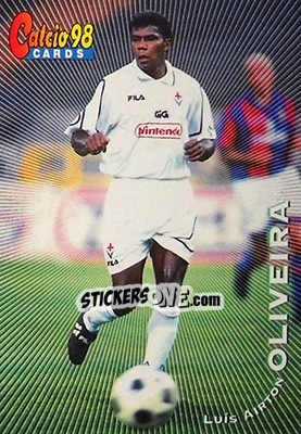 Sticker Luis Airton Oliveira - Calcio Cards 1997-1998 - Panini