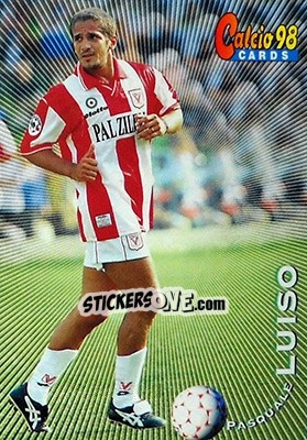 Sticker Pasquale Luiso - Calcio Cards 1997-1998 n. 106 - Panini